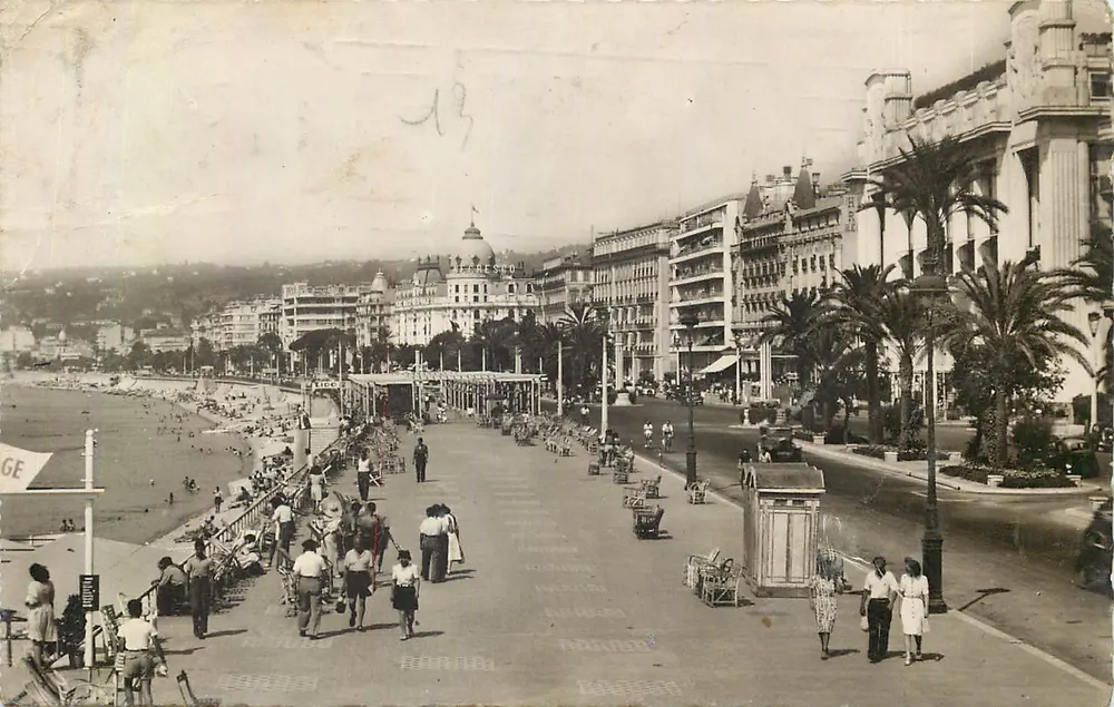Promenade des Anglais — Nice — editor desconhecido, número de série não visível - Frente