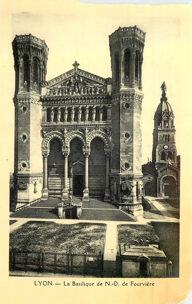 Lyon — Bazylika NMP Fourvière - Awers