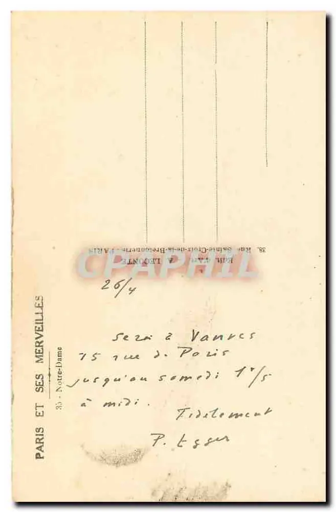 Notre-Dame van Parijs — gotische gevel — Parijs en zijn wonderen n°30 - Achterkant