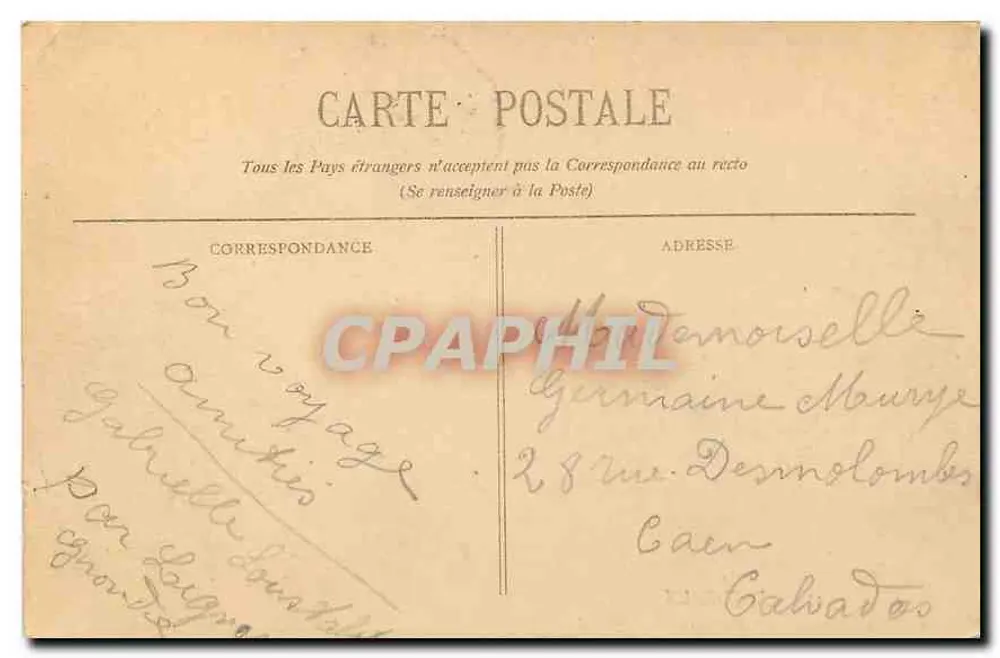 Die Kathedrale und die Tour Pey-Berland — Bordeaux — Verlag BR 2412 - Rückseite