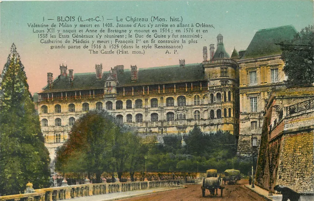Blois (Loir-et-Cher) — Het Kasteel (Historisch monument) — A.P. (uitgever) - Voorkant