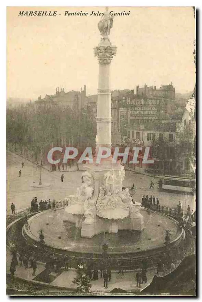 MARSEILLE - Fontaine Jules Cantini — Hungradi James, editora - Frente