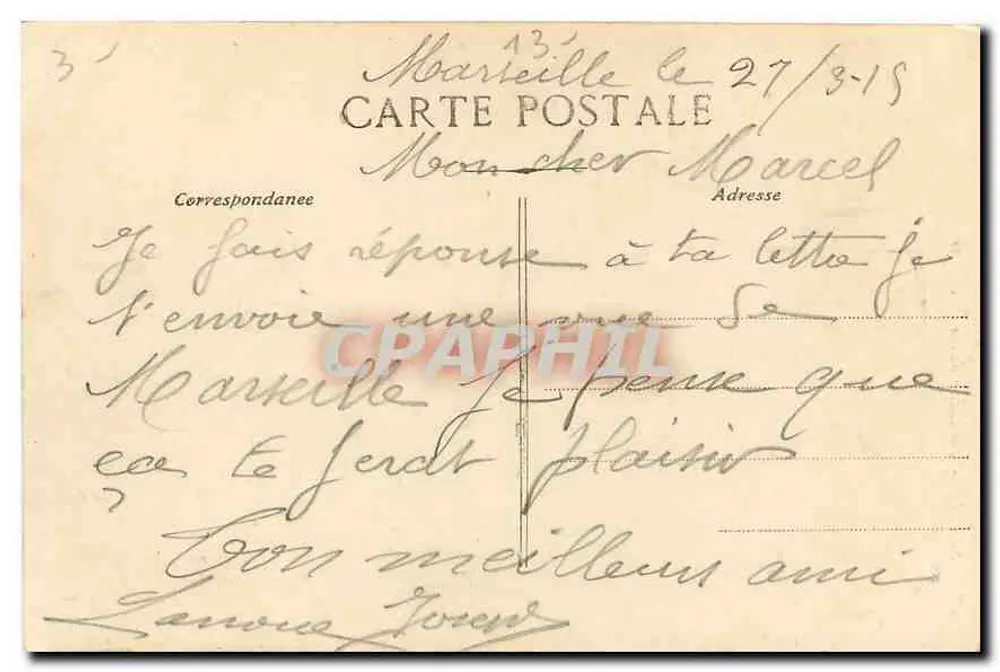 MARSEILLE - Fontaine Jules Cantini — Hungradi James, editora - Verso