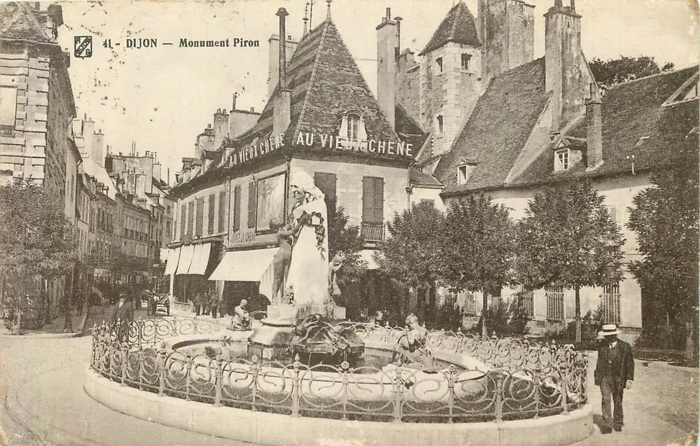Dijon — Monument Piron — éditeur A. Lepage, n°41 - Recto