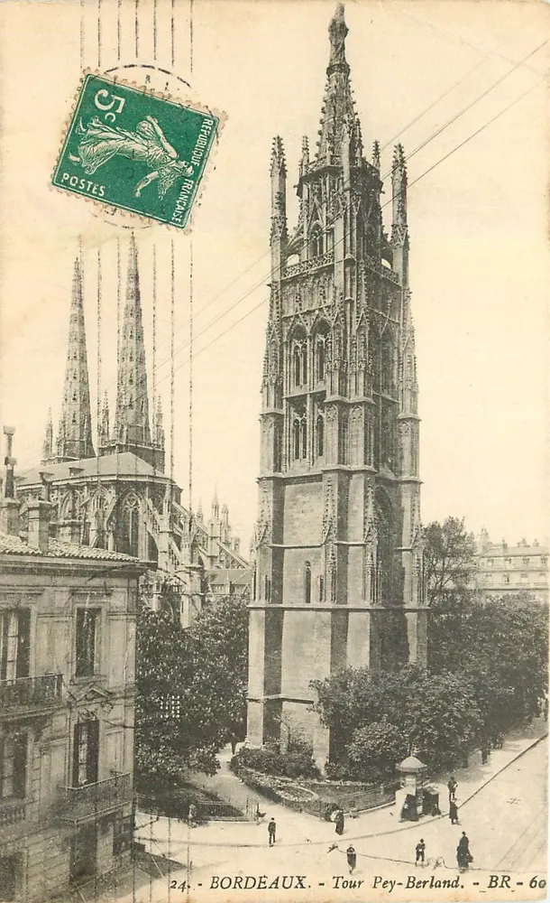 Bordeaux — Torre Pey-Berland — BR-60 - Frente