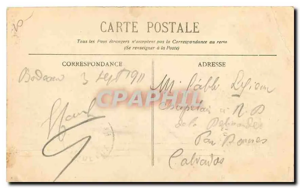 Bordeaux — Torre Pey-Berland — BR-60 - Verso