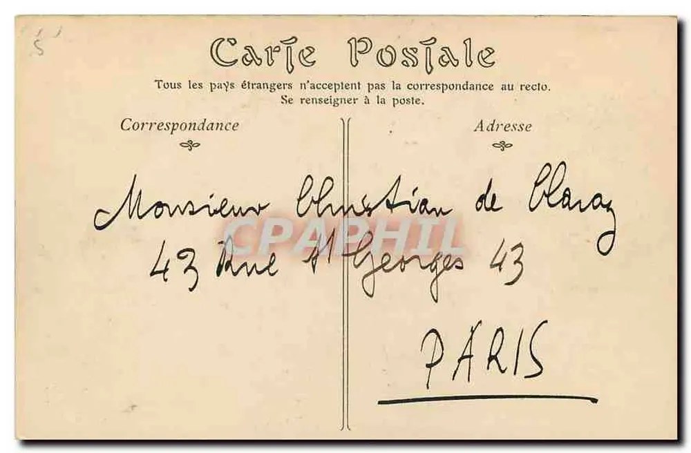 Bordeaux — Igreja de Santa Cruz (século XI) — ND P.01 - Verso