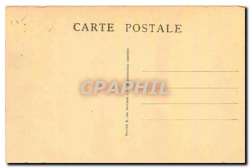 ÉVIAN-LES-BAINS — A Buvette Cachat — Editor Cachat, n° 119 - Verso