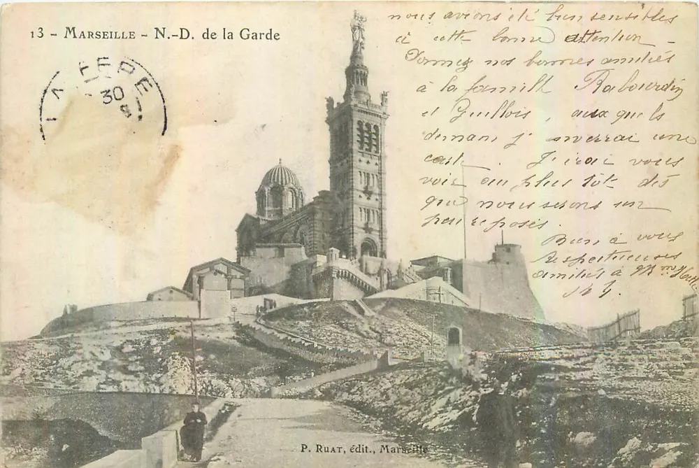 Marselha - Nossa Senhora da Guarda — P. Ruat, editor, Marselha - Frente