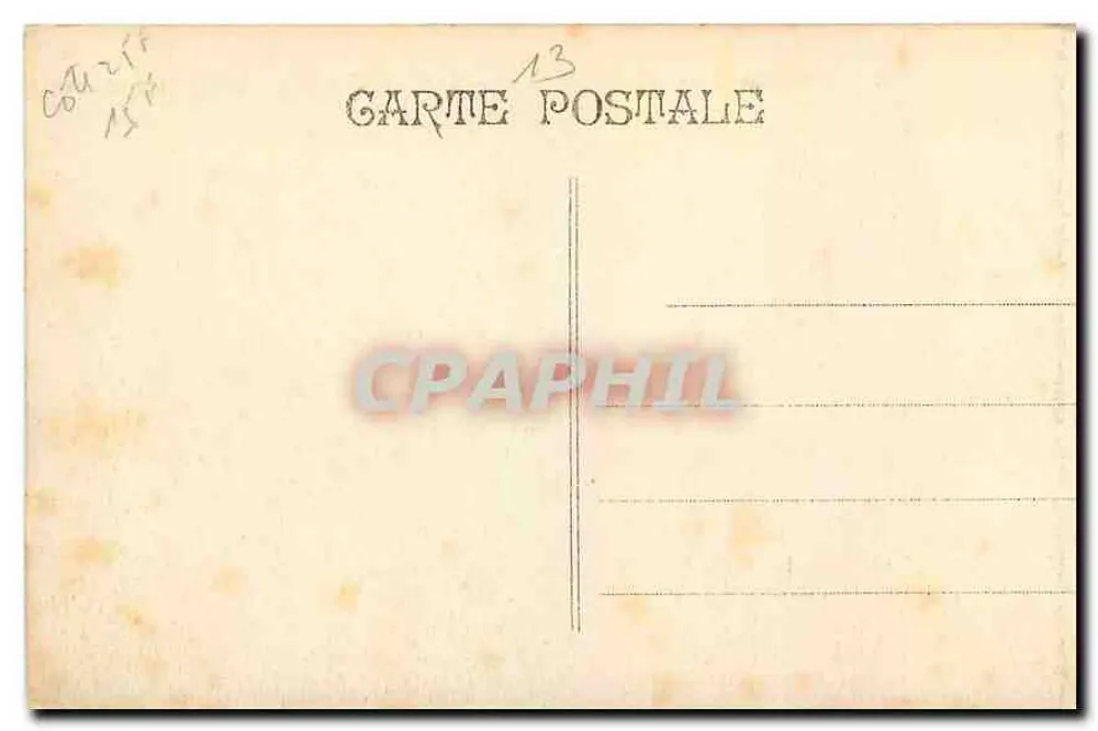 Marseille - Kolonialausstellung 1922 - Großer Palast von Indochina (Zentralallee) — Delaval Architekt - Rückseite