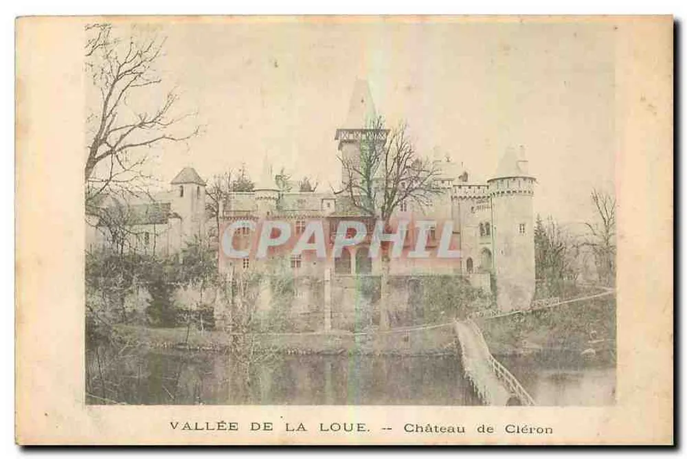 Valle de la Loue — Castillo de Cléron — Editor no identificado - Anverso