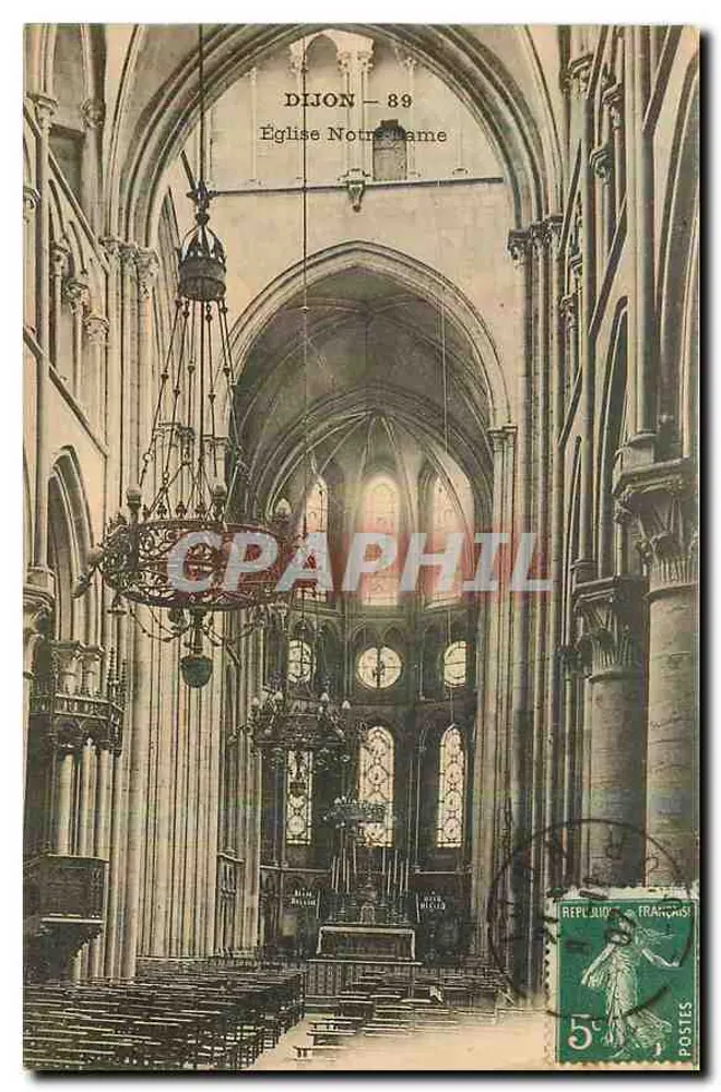 Dijon — Igreja de Nossa Senhora — Editor anônimo, n° 89 - Frente