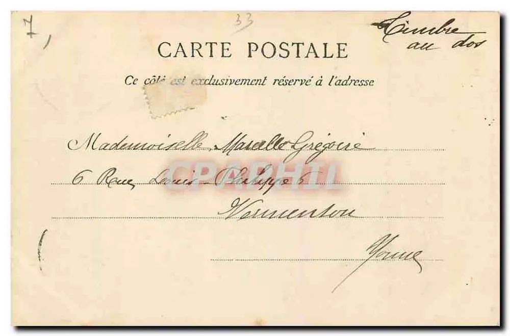 Bordeaux — Le Monument des Girondins et les Quinconces — De Daffray - Verso