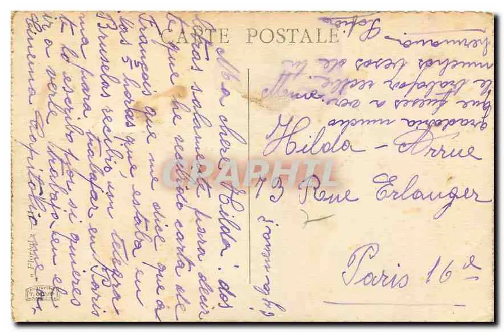 Marseille — A Catedral — Editor não identificado, número de série não visível - Verso