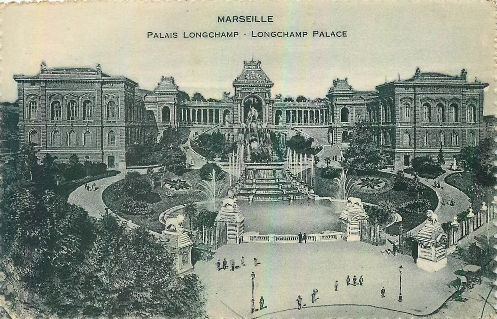 Marselha — Palácio Longchamp — editor Flory & Cie - Frente
