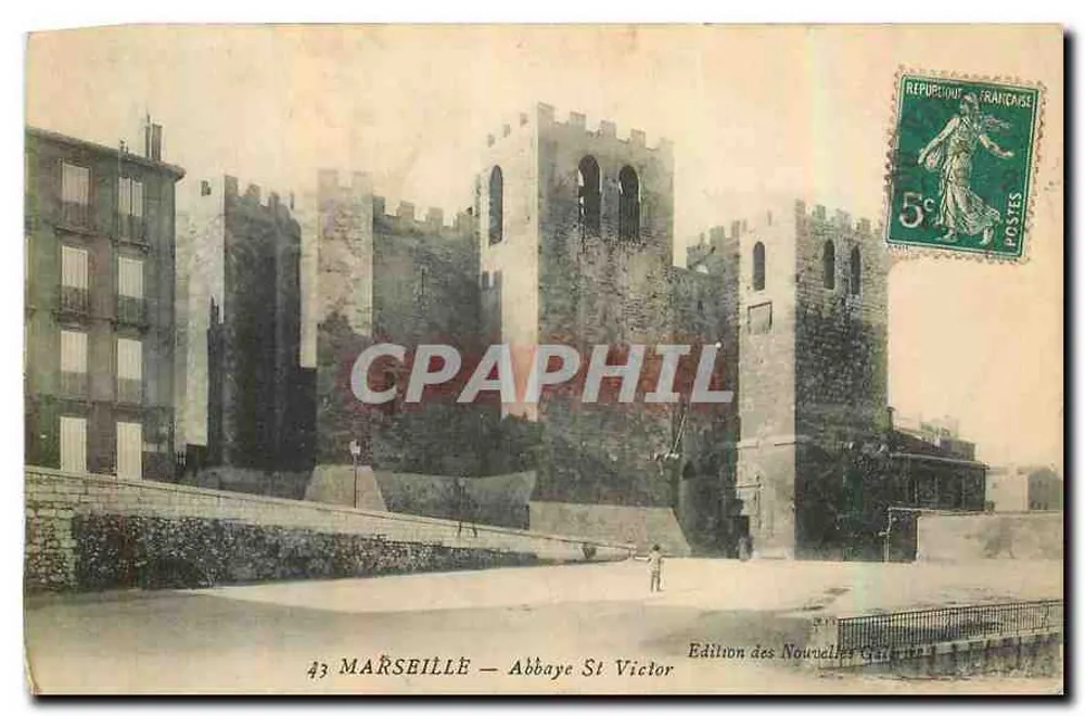 Marseille — Abadia Saint-Victor — Edição das Nouvelles Gens - Frente