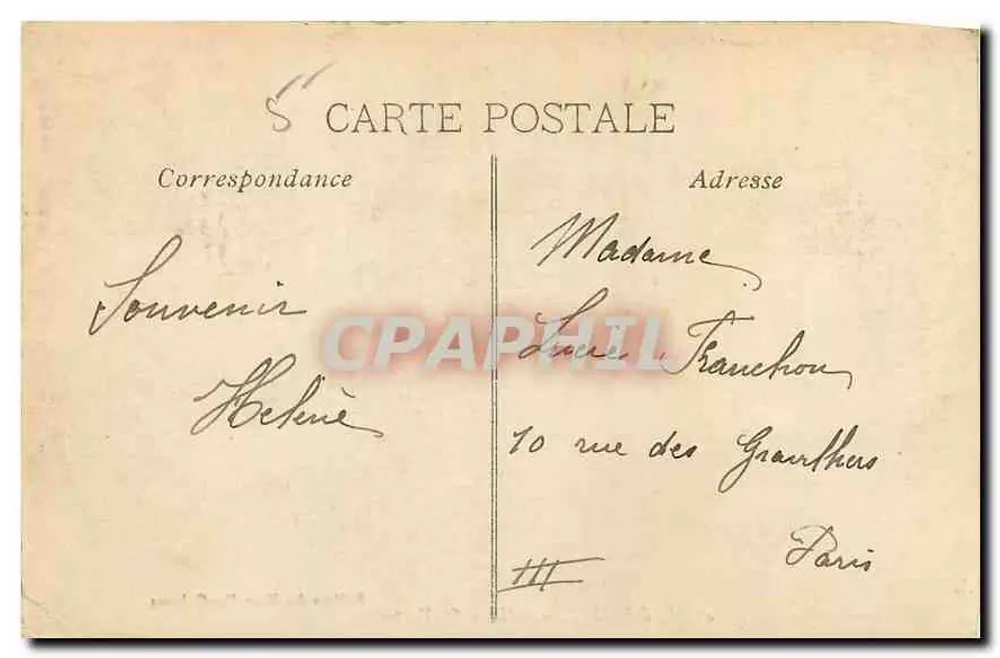 Marseille — Abadia Saint-Victor — Edição das Nouvelles Gens - Verso