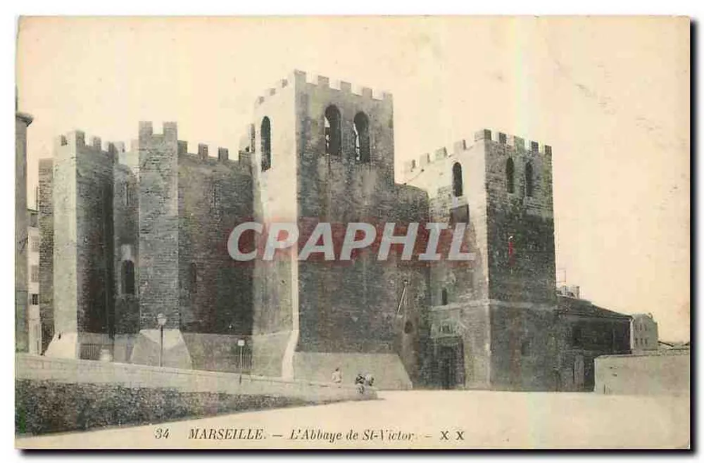 Marseille — De Abtei van St-Victor — n°34 - Voorkant