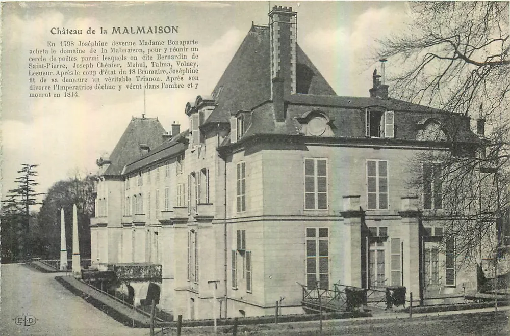 Castelo de La Malmaison — História de Joséphine Bonaparte — Editor ELD - Frente
