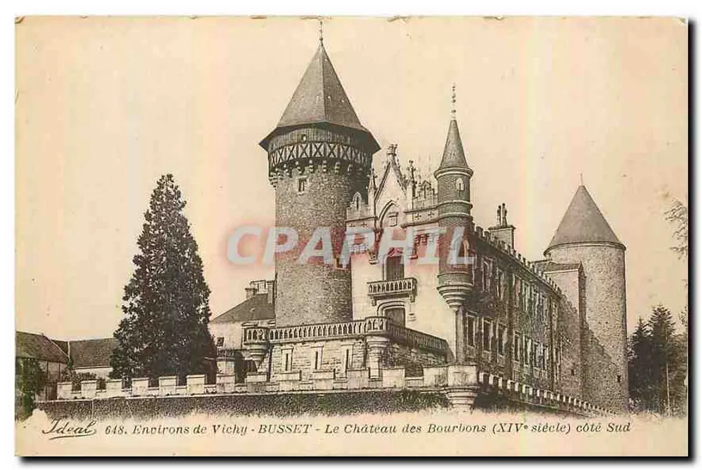 Château des Bourbons — côté Sud — Ideal 648 - Recto