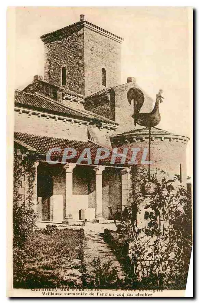 Germagnano des Prés (Ain) — Der Kirchturm mit Hahn - Vorderseite