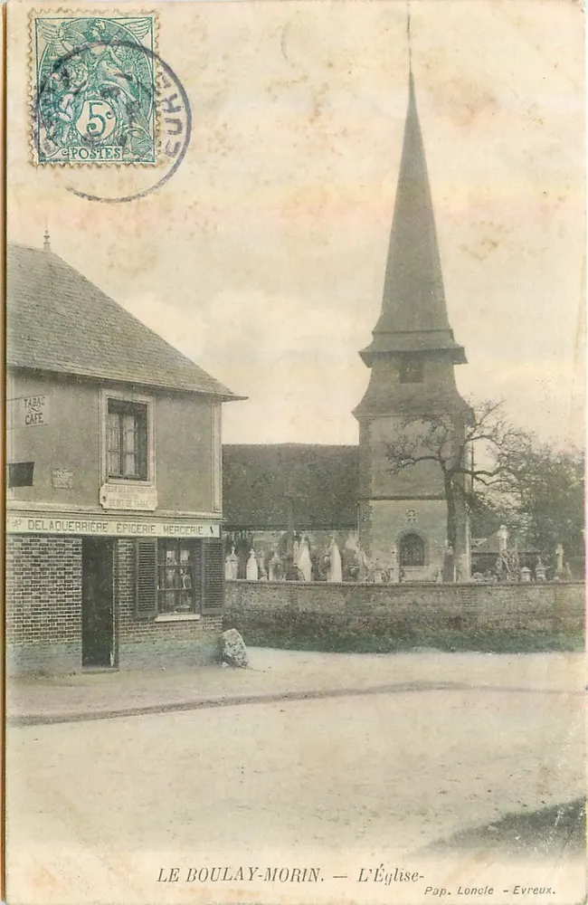 Le Boulay-Morin — L'Église — Pap. Loncle - Évreux - Voorkant