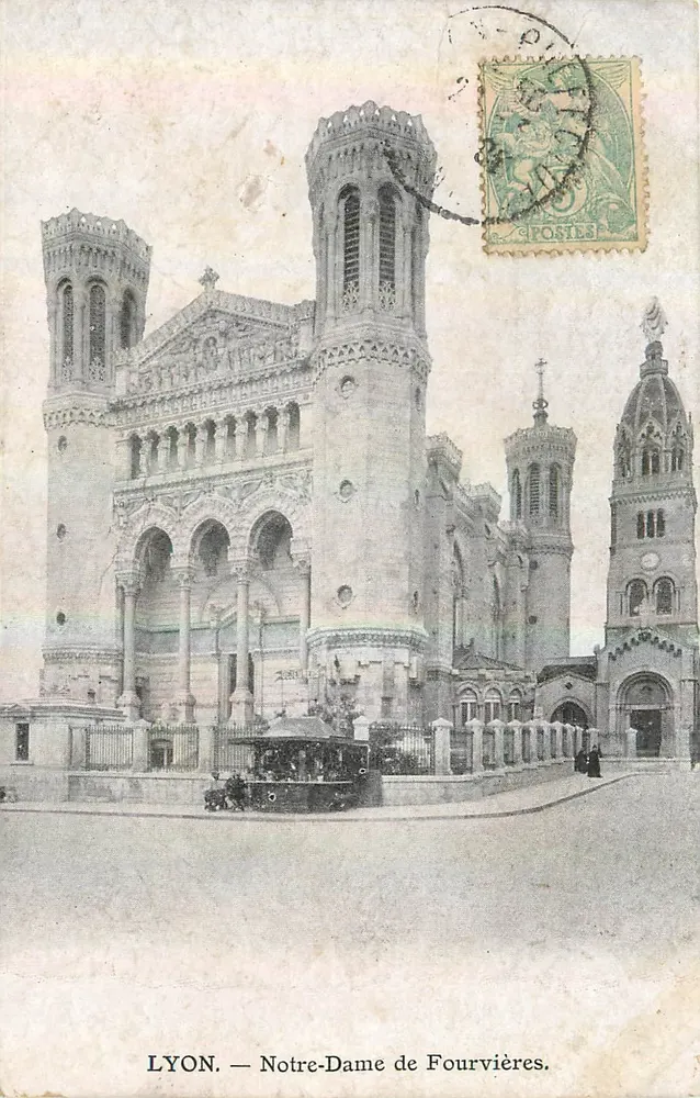 LYON — Nossa Senhora de Fourvières — editor não visível, número de série ilegível - Frente