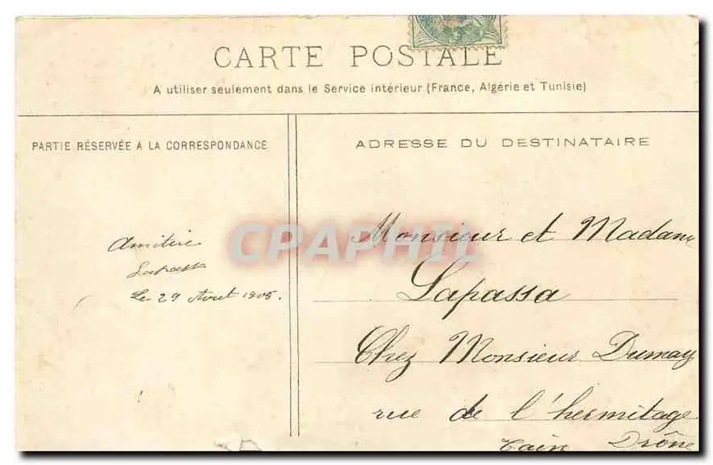 TOURNON - Die Gefängnisse (ehemaliges Schloss des Kardinals de Tournon) — O.C.V. Verlag - Rückseite