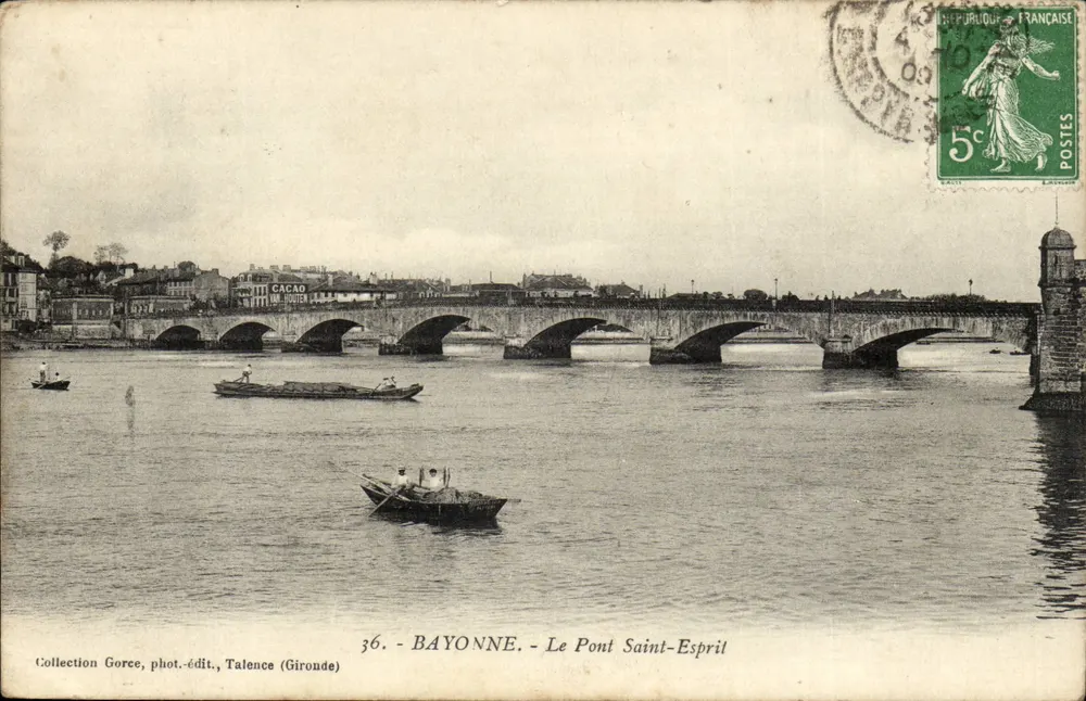 Bayonne - De Brug Saint-Espril — Collectie Gorce, fot.-edit., Talence (Gironde) — n° 36 - Voorkant