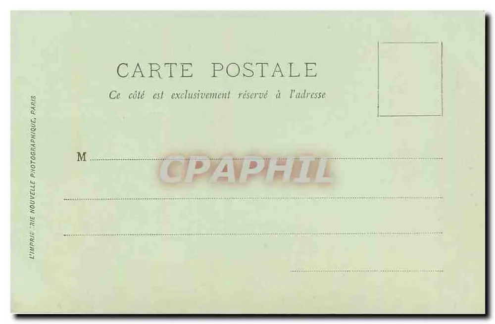 Paris — Igreja de Saint-Séverin — LL, n°427, editor L'Union Frichard-Fouilliet Michaud - Verso