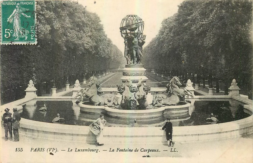 Paris (VIe) — Le Luxembourg — La Fontaine de Carpeaux — LL. - Vorderseite