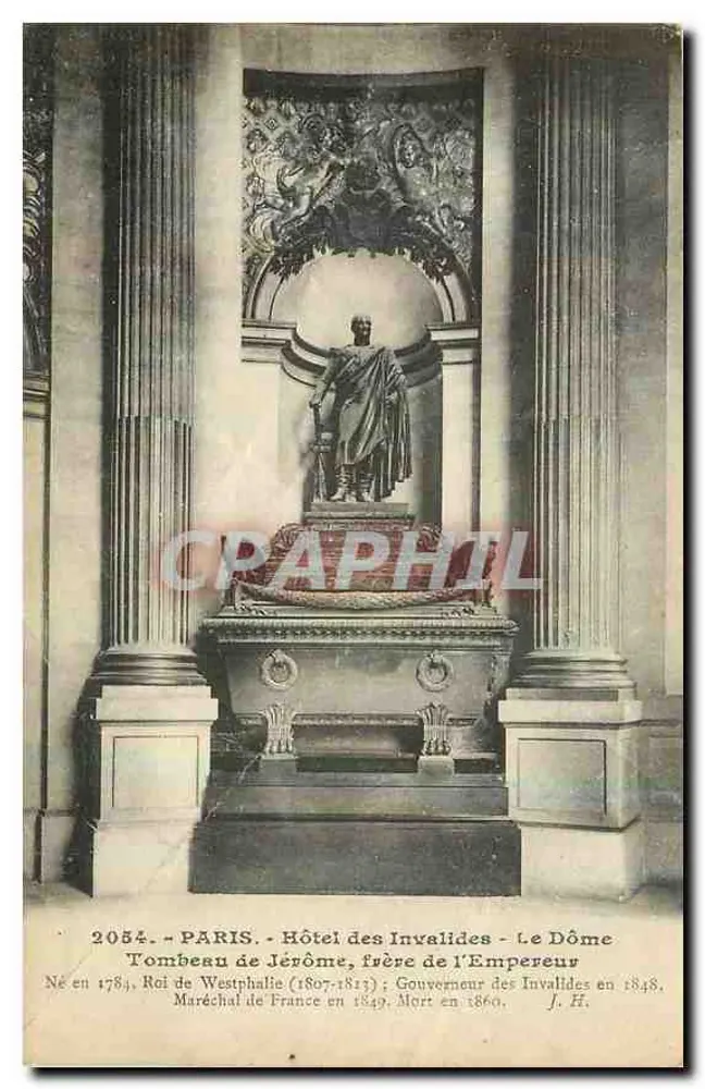 Grabmal von Jerome, Bruder des Kaisers — Hotel des Invalides, Der Dôme — Ausgabe der Gesellschaft der Freunde des Museums der Armee - Vorderseite