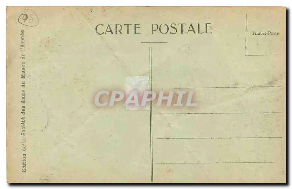 Grabmal von Jerome, Bruder des Kaisers — Hotel des Invalides, Der Dôme — Ausgabe der Gesellschaft der Freunde des Museums der Armee - Rückseite