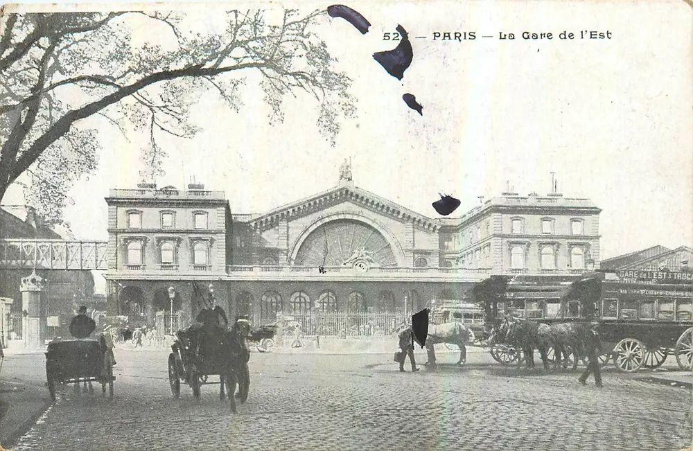 Paris — A Estação da Este — Editor anônimo, n° 52 - Frente