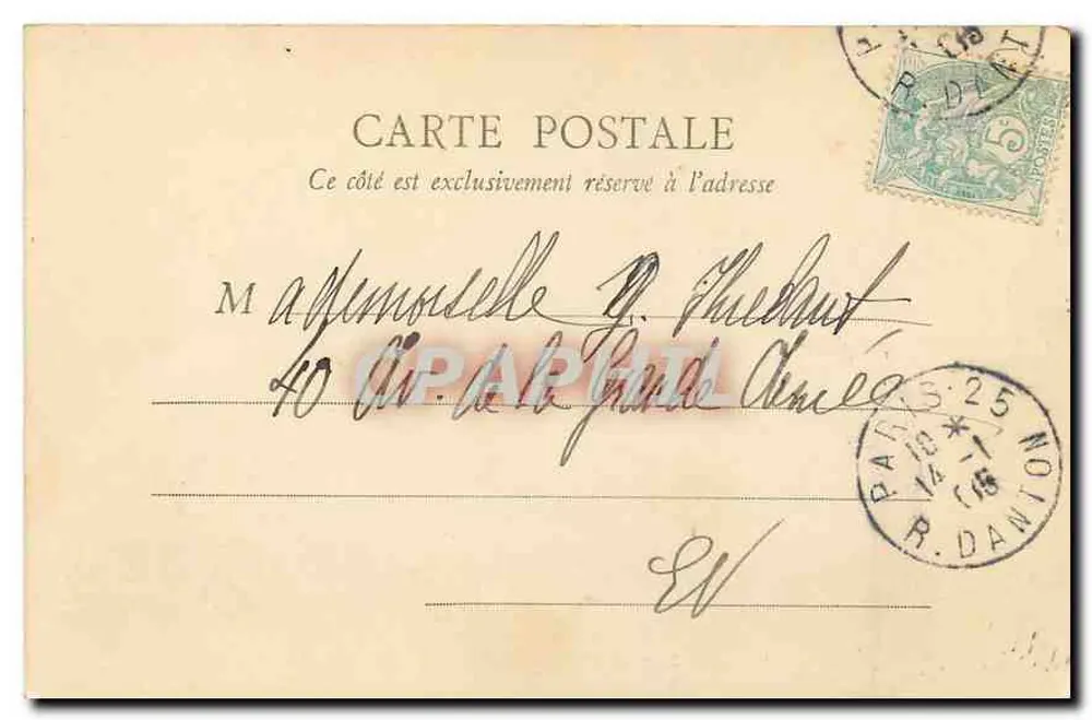 PARIS — Lac et Rocher des Buttes-Chaumont — B.F. Paris n°131 - Verso