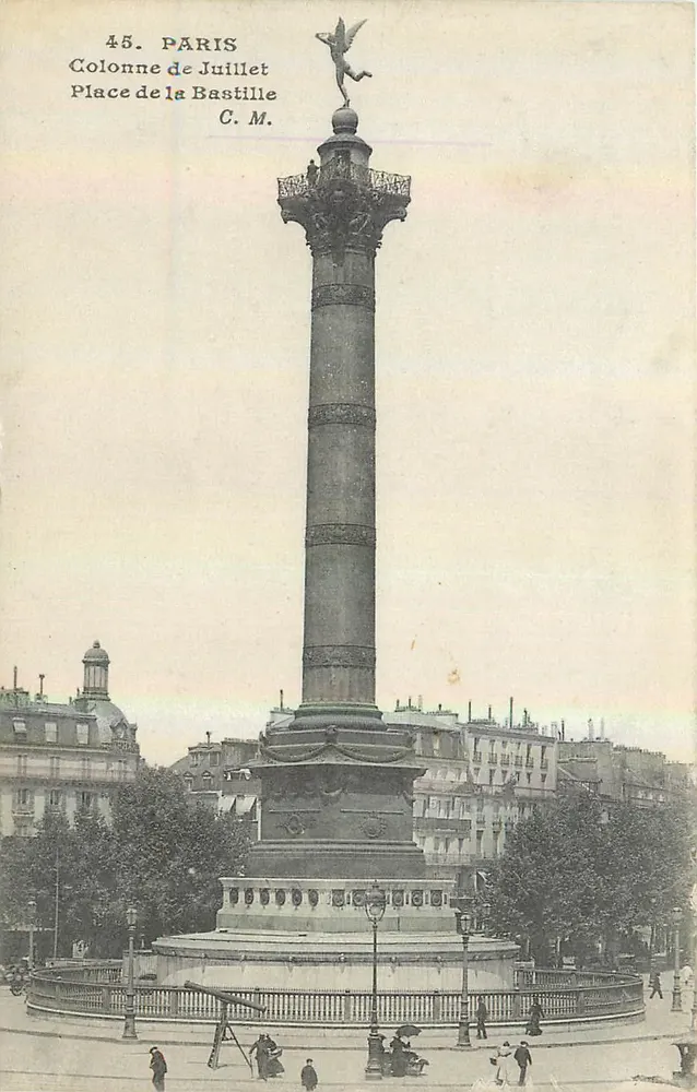 Juli-Säule — Place de la Bastille — C.M. (Verlag) - Vorderseite