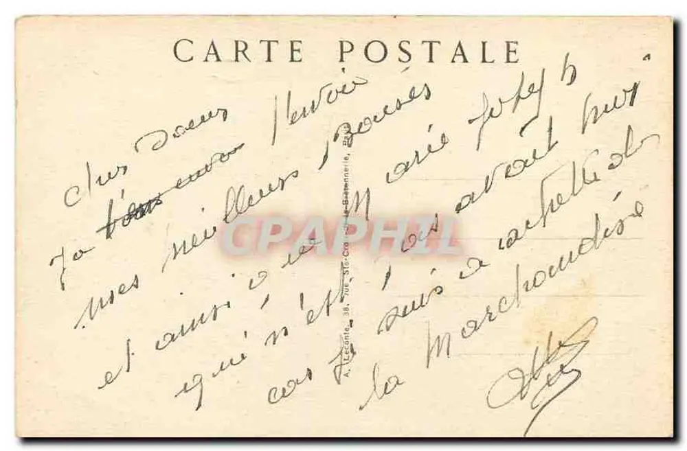 Paris — Das neue Trocadéro aus den Gärten gesehen — Guy, n°24 - Rückseite
