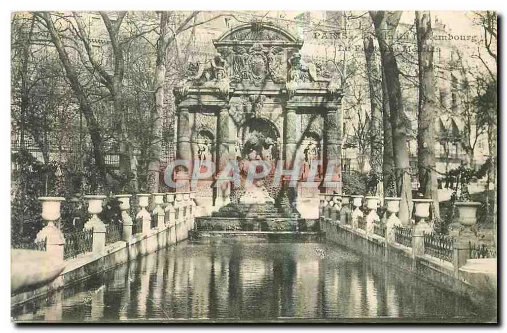 Paris, Bois de Boulogne — La Fontaine Médicis — Druckerei C.P.A.P.H.I.L. - Vorderseite