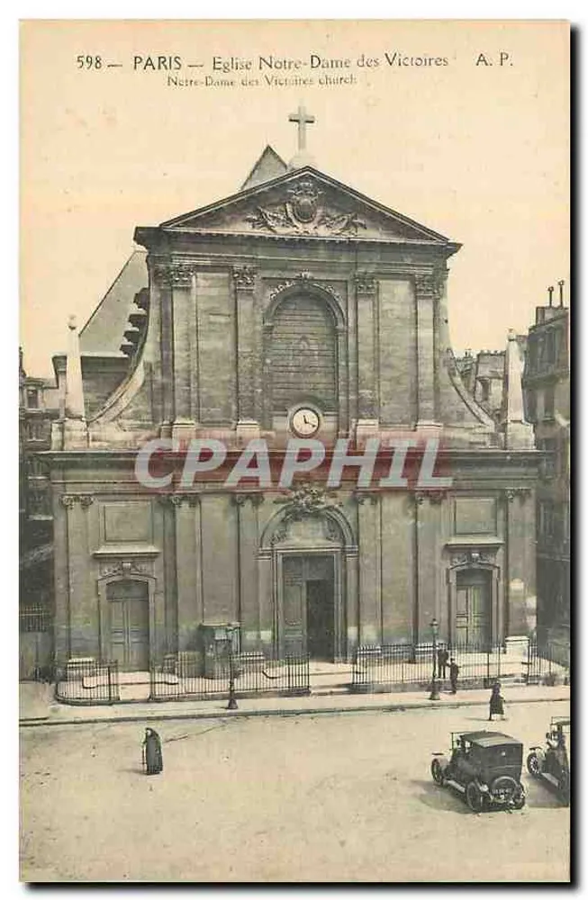 Paris — Église Notre-Dame des Victoires — A. P. n° 598 - Recto
