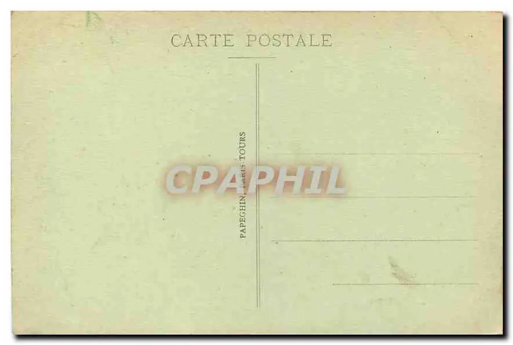Paris - Die Place de la République und Caserne du Château d'Eau — A. P. - Rückseite