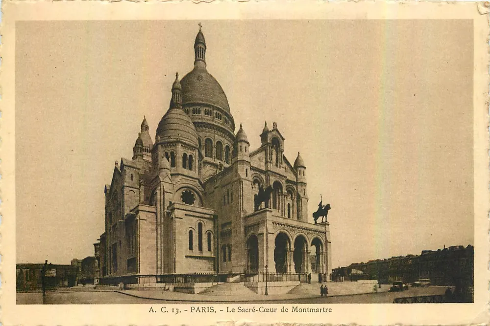 Paris - Le Sacré-Cœur de Montmartre — A. C. 13 — éditeur A. C. - Recto