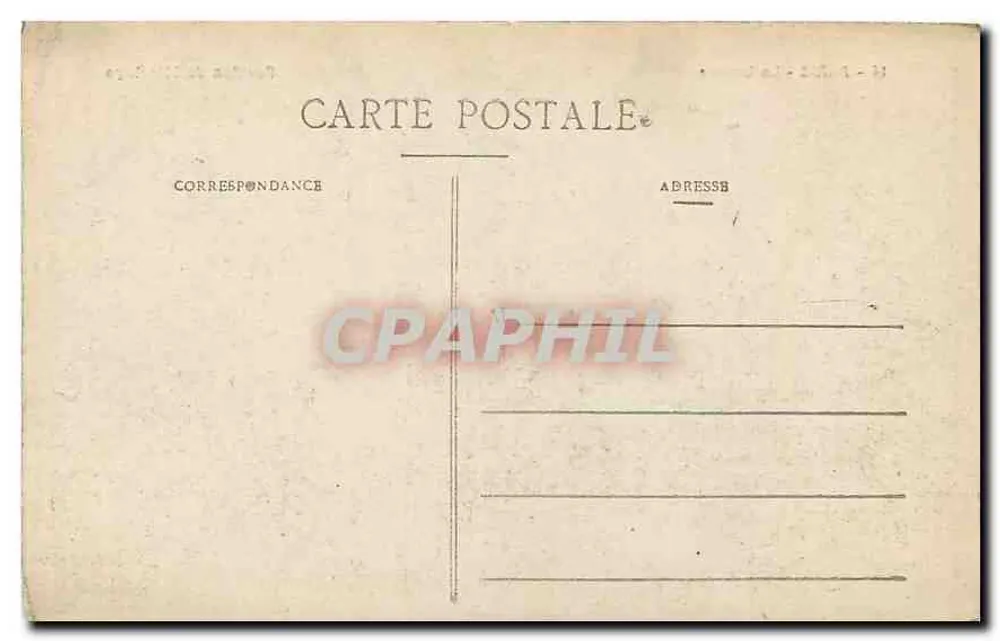 Paris - Le Louvre — Pavillon de l'Horloge — éditeur C.L.B. n°14 - Verso