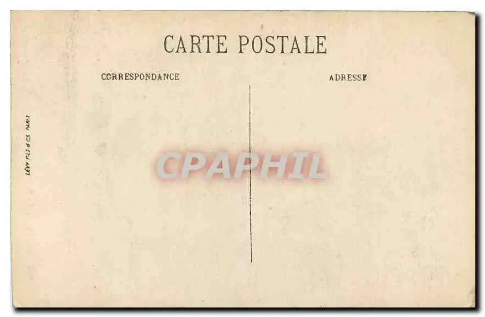 Paris — Fontaine Cuvier — LL. — n° 853 - Verso