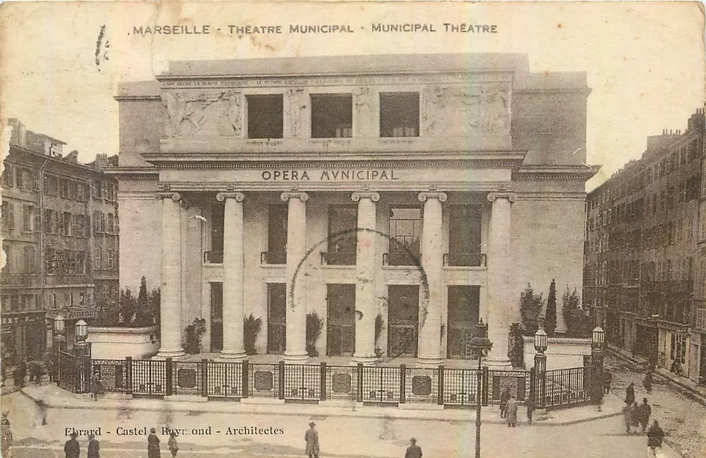 Marseille - Teatro Municipal - Teatro Municipal — Ebrard - Castel - Bayrond - Arquitetos - Frente