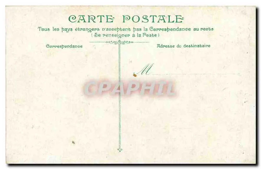 Rouen — Palácio de Justiça — editor não identificado, número de série não visível - Verso