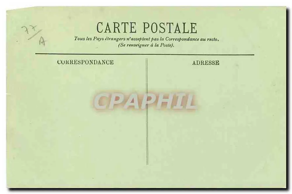 Fontainebleau — Le Jet d'eau du parterre — LL. n° 379 - Verso