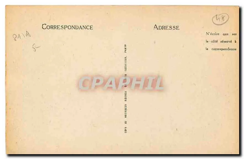 As Gorges do Tarn — O Rochedo de Capluc — LL - Verso