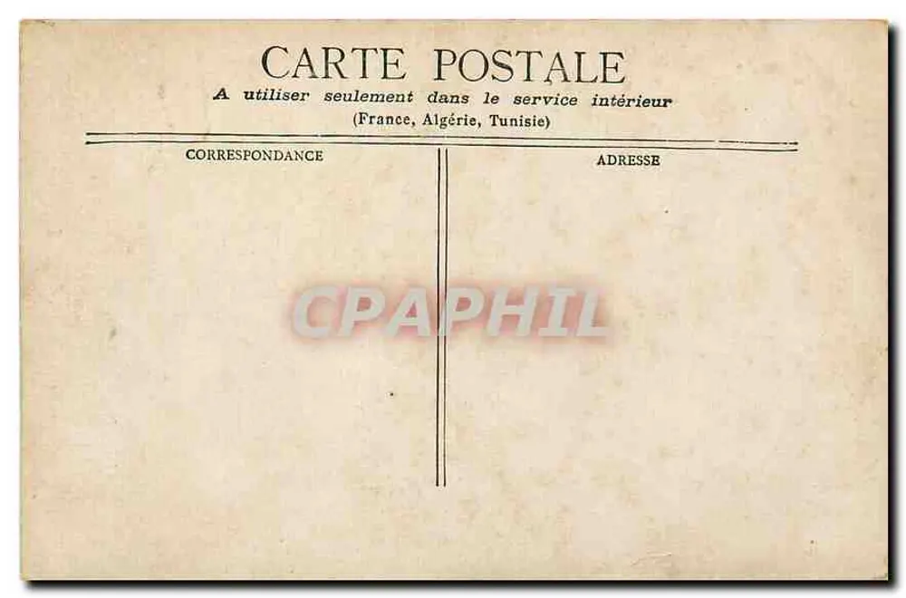 Versailles — A Orangerie — editor não identificado, n° de série 9 - Verso
