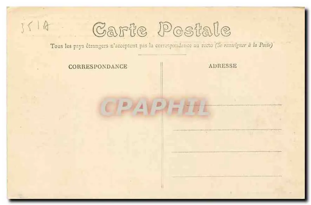 Rennes - O Palácio do Comércio — construção e embelezamento da praça, editor H. Mars, Bonneville, edição Rennes - Verso