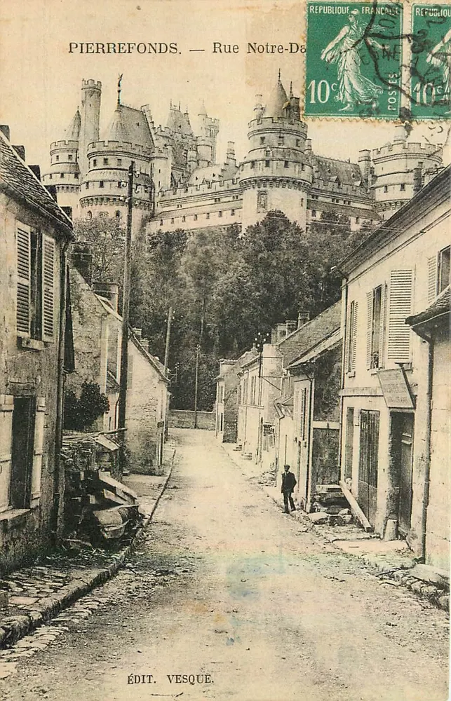 Pierrefonds — Rue Notre-Dame — Édit. Vesque - Frente